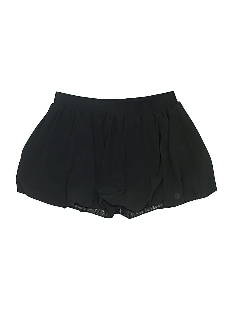 Pre-owned Lululemon Athletica Active Skort In Black