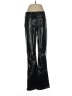 Gap 100% Polyester Metallic Black Casual Pants Size 8L - photo 1
