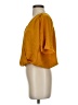 Assorted Brands 100% Polyester Yellow Short Sleeve Blouse Size XS - photo 5