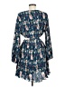 FLORET STUDIOS 100% Polyester Paisley Blue Casual Dress Size M - photo 2