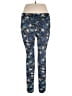 Lularoe Print Blue Active Pants One size - photo 1