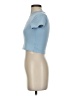 Shein Blue Short Sleeve Turtleneck Size 2 - photo 5