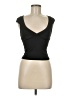 Shein 100% Polyester Black Sleeveless T-Shirt Size 6 - photo 1