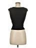 Shein 100% Polyester Black Sleeveless T-Shirt Size 6 - photo 2