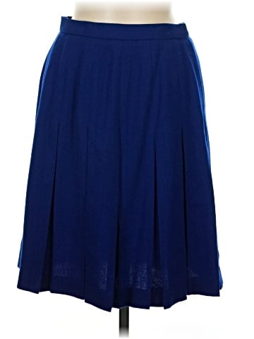 Linda Allard Ellen Tracy Wool Skirt (view 1)