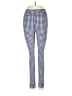 The Upside Checkered-gingham Blue Casual Pants Size XS - photo 1