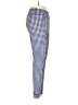 The Upside Checkered-gingham Blue Casual Pants Size XS - photo 4