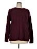 St. John's Bay Burgundy Pullover Sweater Size 1X - photo 1