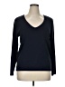 Nic + Zoe Blue Pullover Sweater Size 1X - photo 1