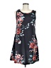 Unbranded Floral Gray Black Casual Dress Size M - photo 1