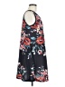 Unbranded Floral Gray Black Casual Dress Size M - photo 4
