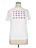 all in motion 100% Recycled Polyester Stars White Short Sleeve Top Size 16 - 18 - photo 1
