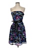 As U Wish Floral Blue Cocktail Dress Size 9 - photo 1