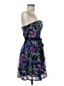 As U Wish Floral Blue Cocktail Dress Size 9 - photo 4