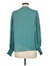 Aifer 100% Polyester Teal Long Sleeve Blouse Size M - photo 2
