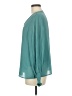 Aifer 100% Polyester Teal Long Sleeve Blouse Size M - photo 5