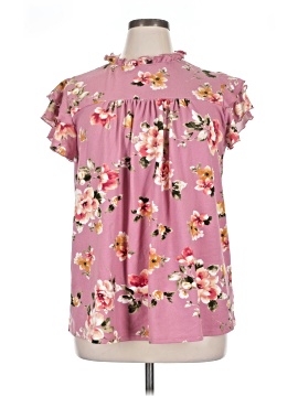 Perfect Peach Short Sleeve Blouse