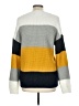 Merokeety 100% Acrylic Color Block Yellow Pullover Sweater Size M - photo 2