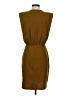 Express Solid Brown Casual Dress Size XS - photo 2