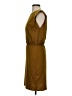 Express Solid Brown Casual Dress Size XS - photo 5