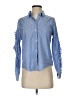 Rails Blue Long Sleeve Blouse Size S - photo 1
