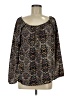 Sun & Shadow 100% Polyester Black Long Sleeve T-Shirt Size M - photo 1