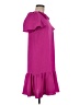 DKNY 100% Polyester Solid Pink Casual Dress Size 8 - photo 4
