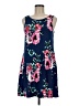Unbranded Floral Blue Casual Dress Size M - photo 1