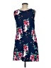 Unbranded Floral Blue Casual Dress Size M - photo 2