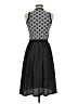 Press 100% Polyester Polka Dots Black Cocktail Dress Size S - photo 2