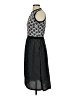Press 100% Polyester Polka Dots Black Cocktail Dress Size S - photo 5