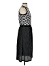 Press 100% Polyester Polka Dots Black Cocktail Dress Size S - photo 4