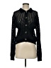 Halogen 100% Polyester Black Blue Cardigan Size S - photo 1