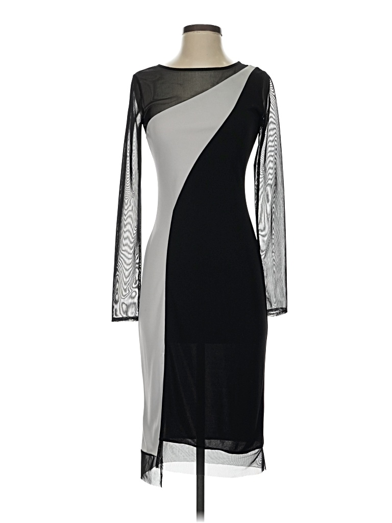Pre-owned Bcbgmaxazria Cocktail Dress In Black