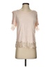 True Craft 100% Viscose Pink Short Sleeve Top Size S - photo 1