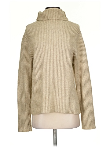 Olive Turtleneck Sweater (view 1)