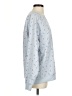 The Vinyl Icons Floral Blue Pullover Sweater Size S - photo 4