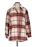 Old Navy Plaid Burgundy Coat Size XS - photo 1