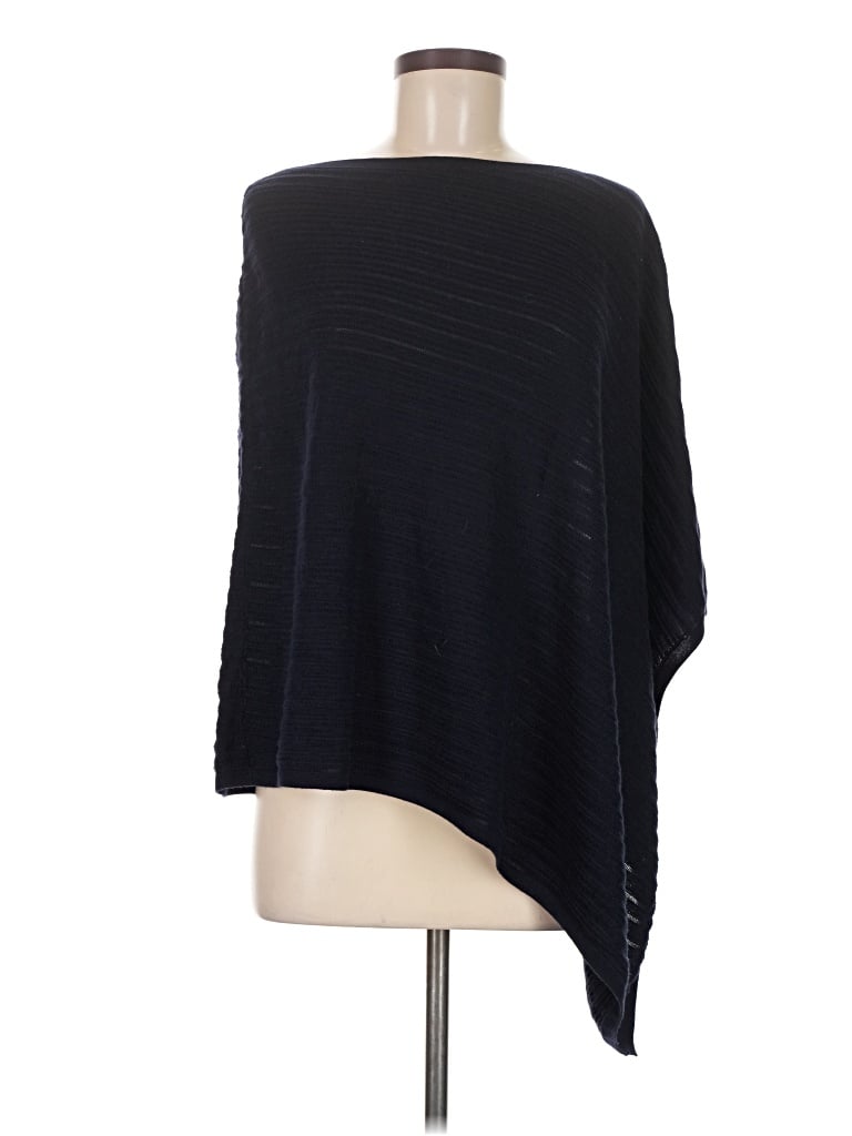 Pre-owned Talbots Poncho In Black