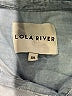 Lola River Blue Short Sleeve Blouse Size XS - photo 7