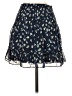 Aqua 100% Polyester Floral Blue Casual Skirt Size XS - photo 2