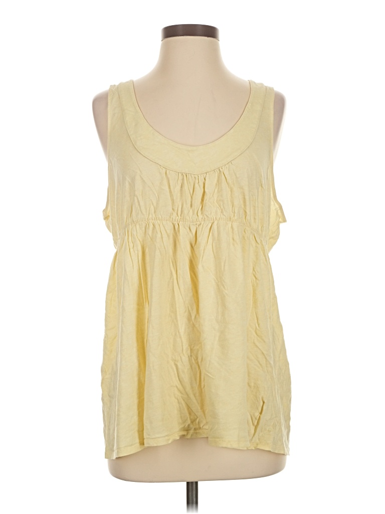 Pre-owned Old Navy Sleeveless Blouse In Yellow