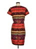 Coco Bianco 100% Polyester Print Red Casual Dress Size 8 - photo 2