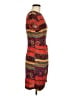 Coco Bianco 100% Polyester Print Red Casual Dress Size 8 - photo 4
