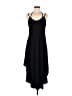 Unbranded 100% Polyester Solid Black Casual Dress Size M - photo 1