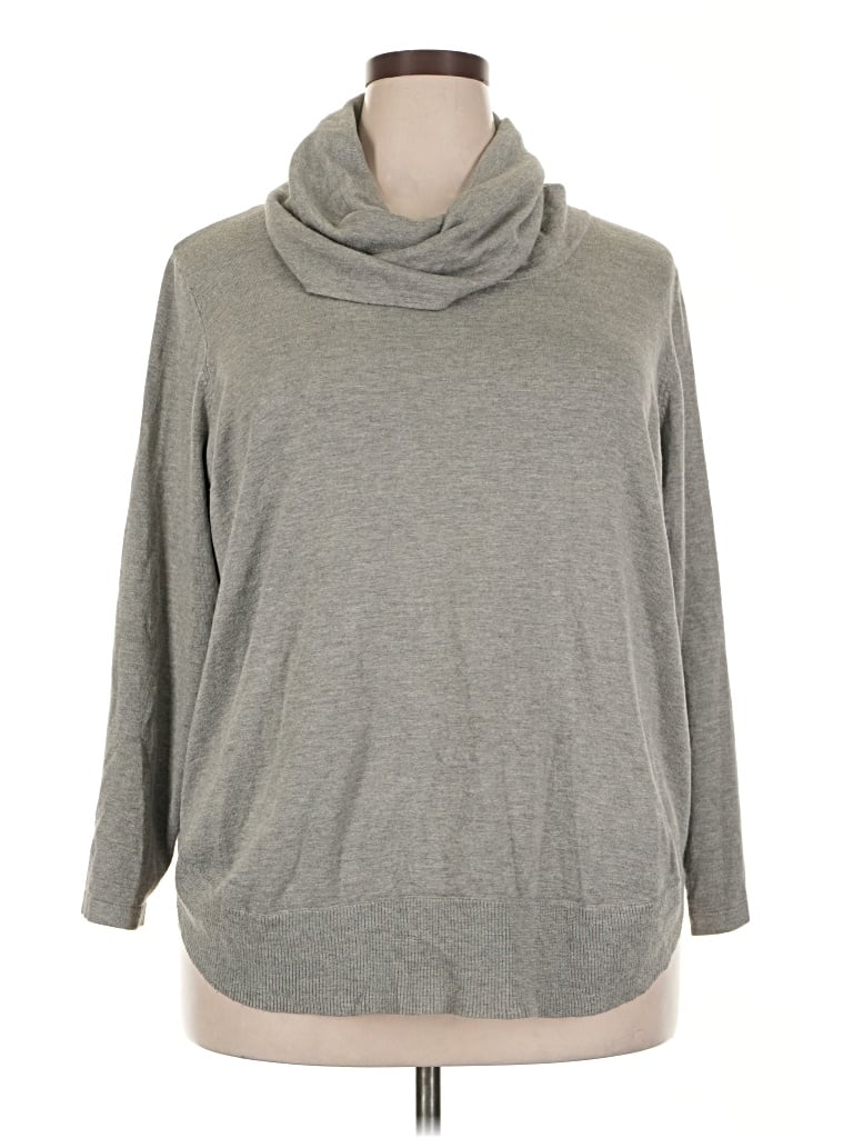 Pre-owned Cyrus Turtleneck Sweater In Gray