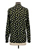 Gap 100% Polyester Polka Dots Green Long Sleeve Blouse Size S - photo 2
