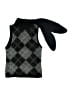 Basic Editions Argyle Black Sweater Vest Size S (youth) - photo 1
