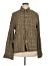 Yony Tweed Brown Long Sleeve Button-Down Shirt Size XL - photo 1