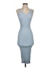 Assorted Brands Solid Blue Cocktail Dress Size S - photo 1